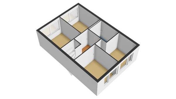 Floorplan - P.J. Troelstrastraat 128, 3354 BP Papendrecht